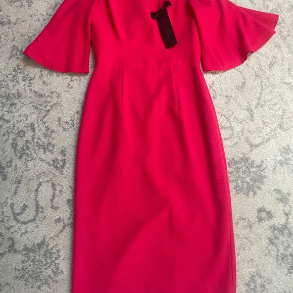 Pink, mid length dress - Picture 1 of 2